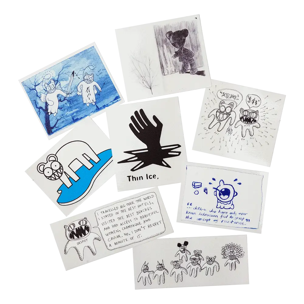 2025 Tour Sticker Pack - W.A.S.T.E. Official Radiohead