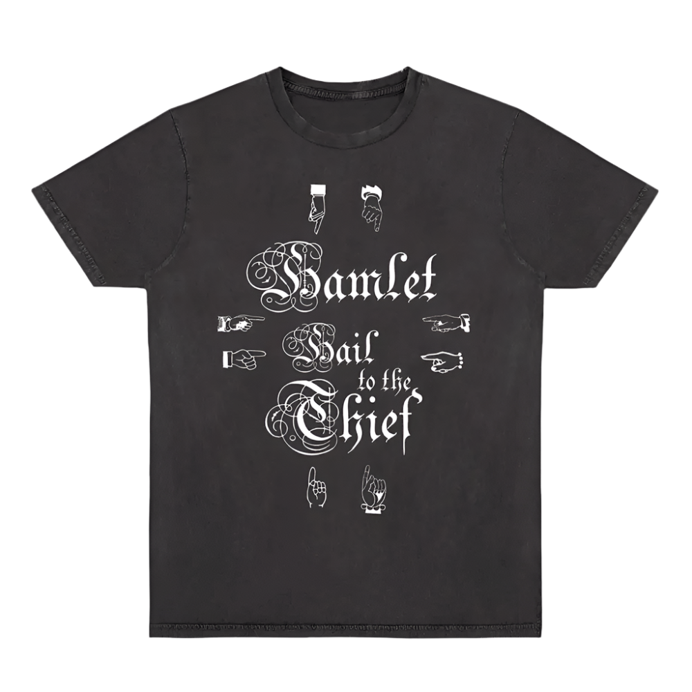 HAMLET HAIL TO THE THIEF - POINTING ブラックTシャツ