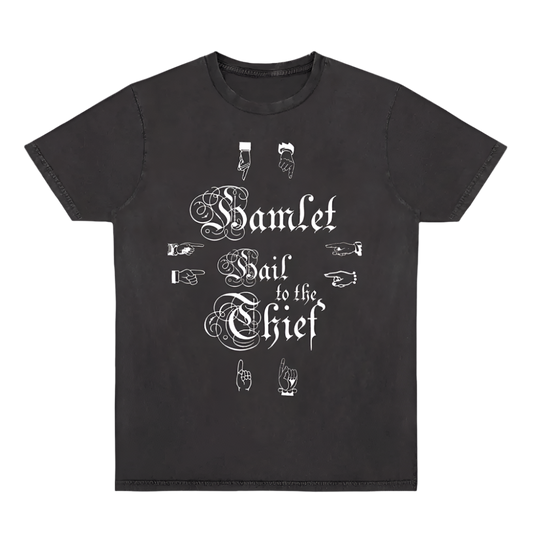 HAMLET HAIL TO THE THIEF - POINTING ブラックTシャツ