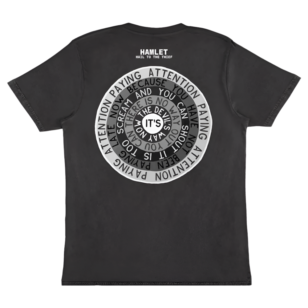 HAMLET HAIL TO THE THIEF - CIRCLES ブラックTシャツ
