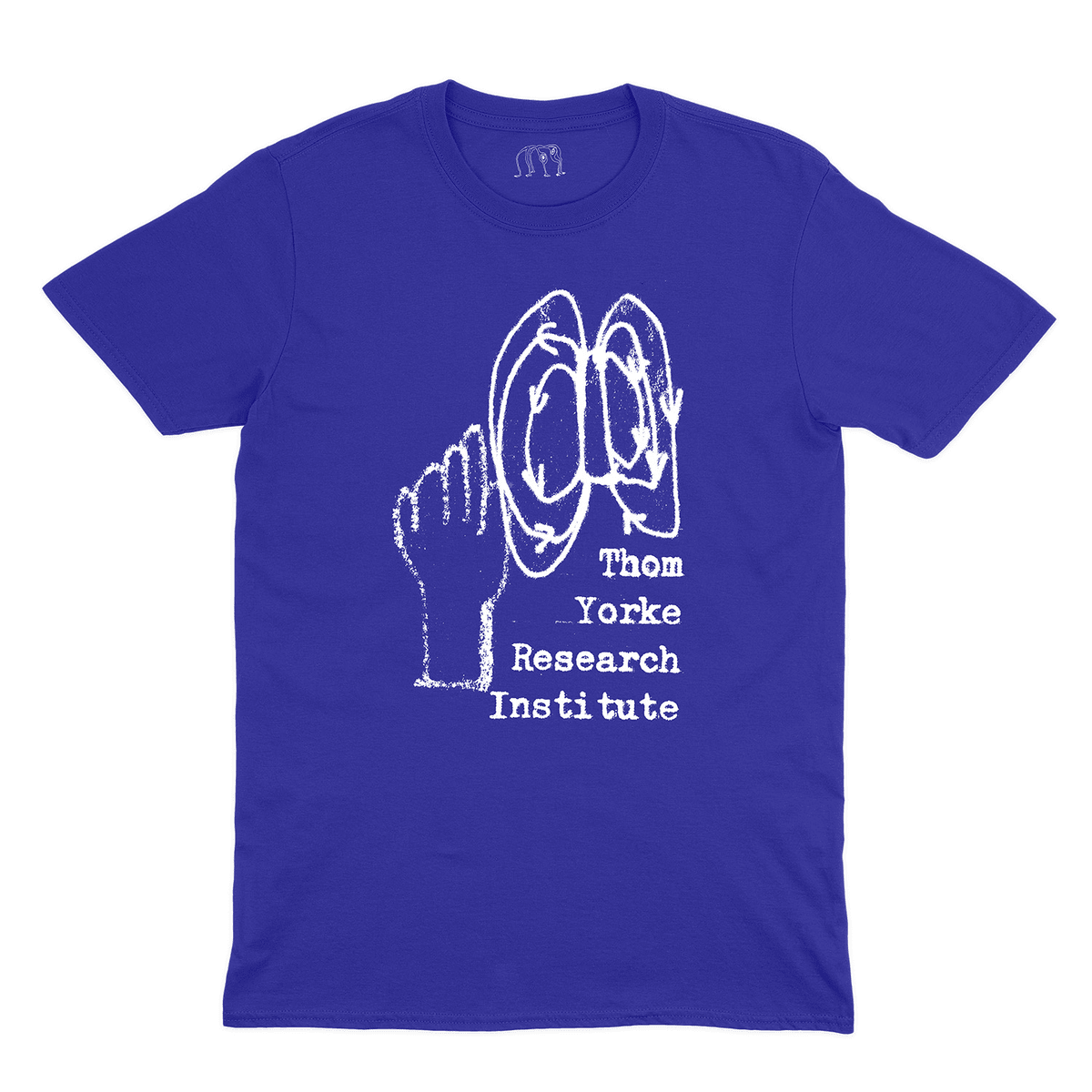 THOM YORKE Tシャツ 青 INSTITUTE - THOM YORKE JAPAN TOUR BLUE T-SHIRT (LIMITED