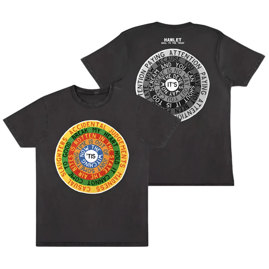 HAMLET HAIL TO THE THIEF - CIRCLES ブラックTシャツ