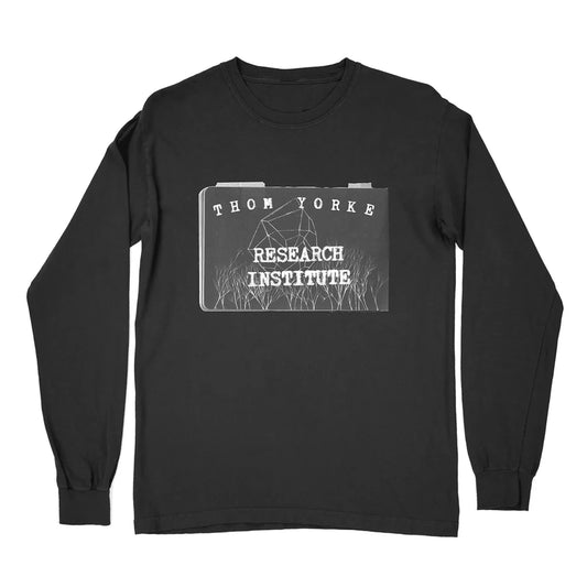 RESEARCH INSTITUTE - THOM YORKJE JAPAN TOUR BLACL LONG SLEEVE SHIRT (LIMITED)