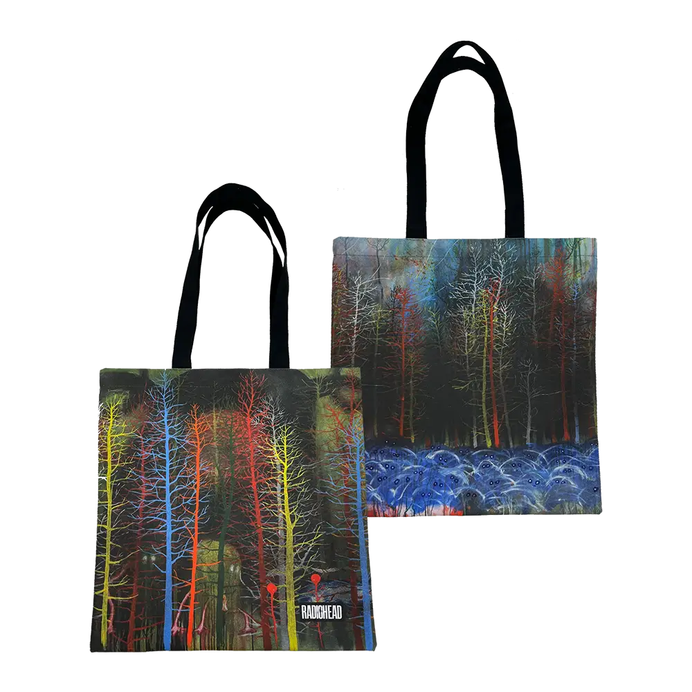 Painted Woods Tote Bag - W.A.S.T.E. Official Radiohead