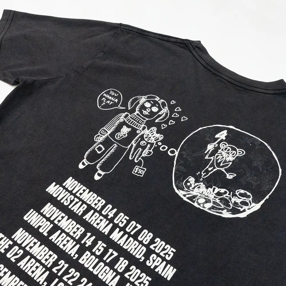 2025 Black Tour T-shirt - W.A.S.T.E. Official – W.A.S.T.E. STORE JP 2025 Black Tour T-shirt - W.A.S.T.E. Official – W.A.S.T.E. STORE JP