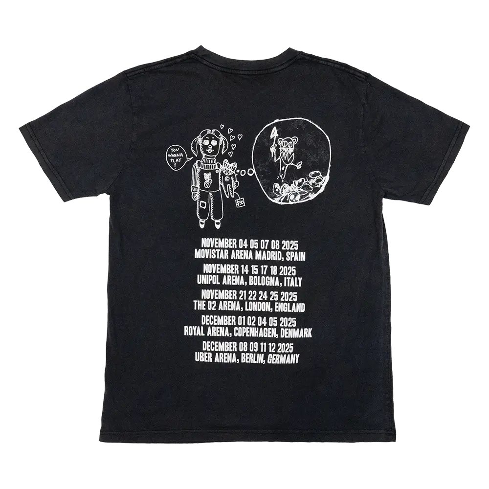 2025 Black Tour T-shirt - Other Merchandise