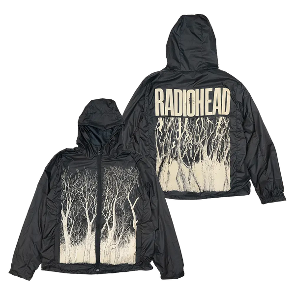 新品RADIOHEAD フードジャケット 黒Bad Woods Bad Woods Black Windbreaker Jacket - W.A.S.T.E. – W.A.S.T.E. STORE JP
