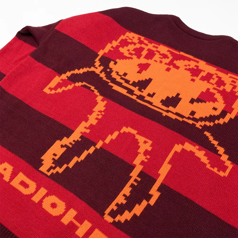 Pixel Bear Thief Red Striped Jumper - Other Merchandise