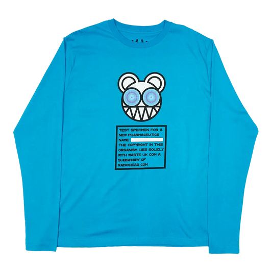 Test Specimen Cyan Blue Long Sleeve T-shirt - Other Merchandise
